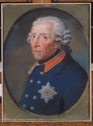 Porträt von Friedrich II. (1712-86) der Große